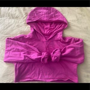 Lululemon hot pink cropped hoodie size 4! Worn once
